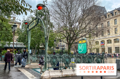 visuel Paris visuel  - métro - guimard - grève - transport