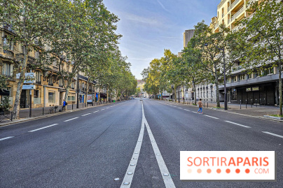 visuel Paris visuel  - restriction de circulation - routes fermées