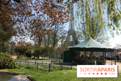 Visuel Paris Tour Eiffel, printemps