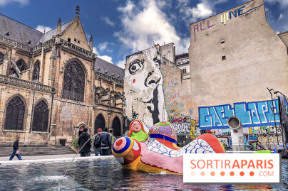 Visuel Paris, fontaine Pompidou Stravinsky