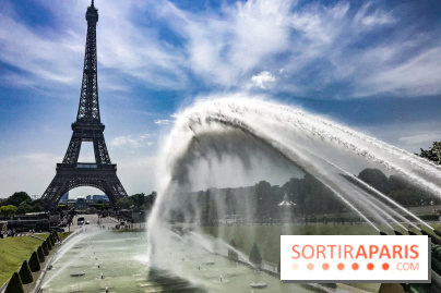 Visuel Paris, tour eiffel fontaine