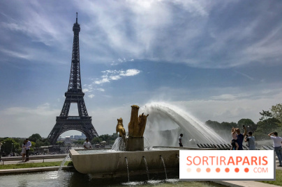 Visuel Paris, tour eiffel fontaine