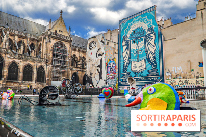 Visuel Paris - fontaine Stravinsky - Beaubourg