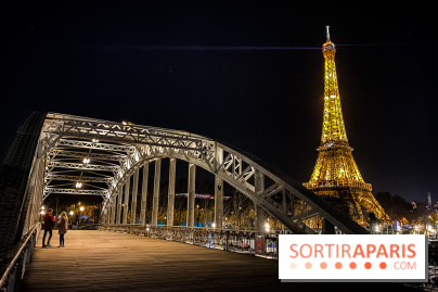 Visuel Paris Tour Eiffel pont nuit