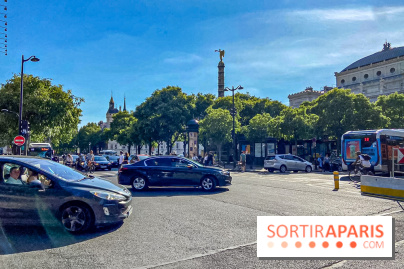 Visuel Paris voitures voitures circulation
