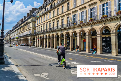 Visuel Paris rue de rivoli vélo
