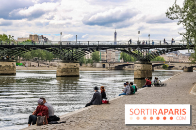 Visuel Paris quai de Seine, pont des arts