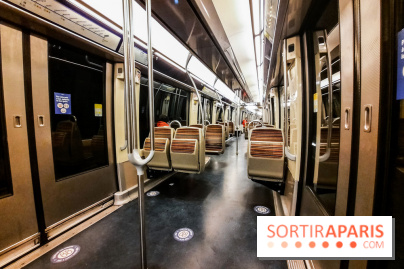 Visuel Paris métro vide confinement
