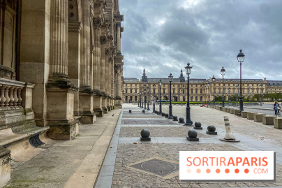 Visuel Paris vide confinement Louvre