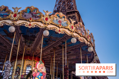 Visuel Paris Tour Eiffel manège enfants