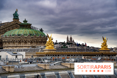 Visuel Paris Opéra Montmartre ciel gris