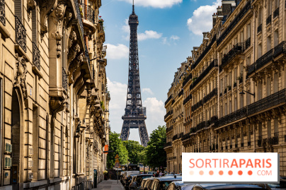 Visuel Paris Tour Eiffel rue