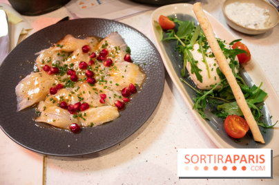 Halle Quatre : ceviche de bar et burrata