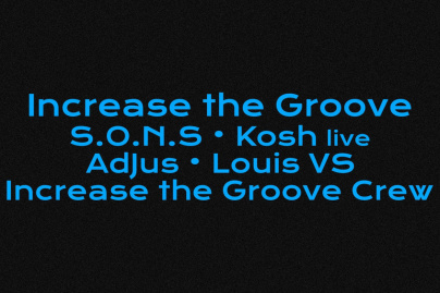 Increase the Groove, SONS et Kosh (live) au Badaboum