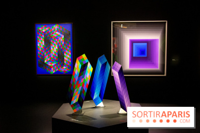 Exposition Vasarely Centre Pompidou, nos photos
