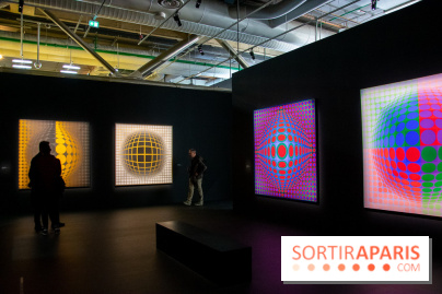 Exposition Vasarely Centre Pompidou, nos photos