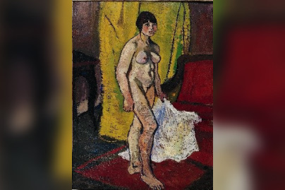 Suzanne Valadon, La draperie blanche, Peinture, Exposition, Pinacothèque