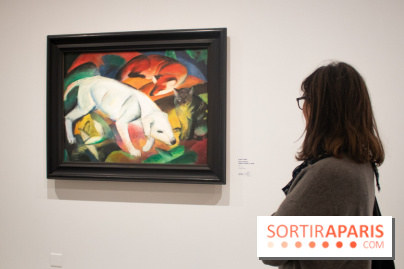 Trois animaux (chien, renard et chat), Franz Marc, 1912 - L'aventure du Cavalier Bleu au Musée de l'Orangerie