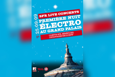 SFR, SFR live concerts, Grand Palais, Paris, Concerts, Etienne de Crécy