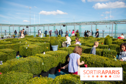 Chasse aux oeufs de Pâques sur le rooftop de la Tour Montparnasse : nos photos