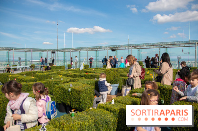 Chasse aux oeufs de Pâques sur le rooftop de la Tour Montparnasse : nos photos