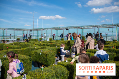 Chasse aux oeufs de Pâques sur le rooftop de la Tour Montparnasse : nos photos