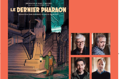 RENCONTRE ET SIGNATURE DE F SCHUITEN JVAN DORMAEL, T GUNTZIG ET L DURIEUX POUR LA SORTIE DU NOUVEAU BLAKE ET MORTIMER A LA LIBRAIRIE ICI