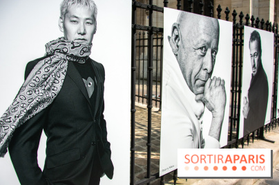 Expo Stéphane de Bourgies, Cinquante portraits de chefs, à la Mairie du 1er