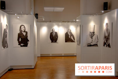 Expo Stéphane de Bourgies, Cinquante portraits de chefs, à la Mairie du 1er