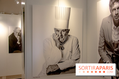 Expo Stéphane de Bourgies, Cinquante portraits de chefs, à la Mairie du 1er