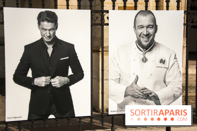 Expo Stéphane de Bourgies, Cinquante portraits de chefs, à la Mairie du 1er