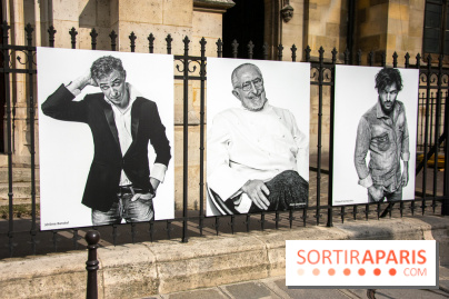 Expo Stéphane de Bourgies, Cinquante portraits de chefs, à la Mairie du 1er