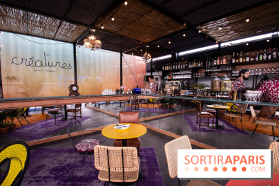 Créatures : le restaurant éphémère sur la terrasse des Galeries Lafayette, les photos