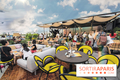 Créatures : le restaurant éphémère sur la terrasse des Galeries Lafayette, les photos