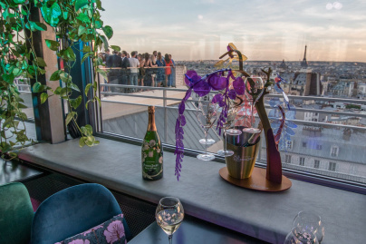 La terrasse Hypernature by Perrier-Jouët
