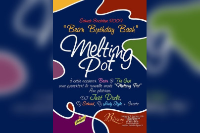 Melting Pot, Bean Birthday, Soirée, Paris, Clubbing, Bizen