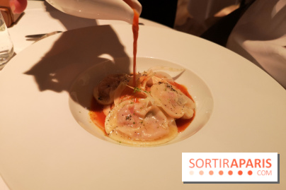 Restaurant Jacques Faussat - Ravioles piperade, fenouil et bouillon de légumes épicé