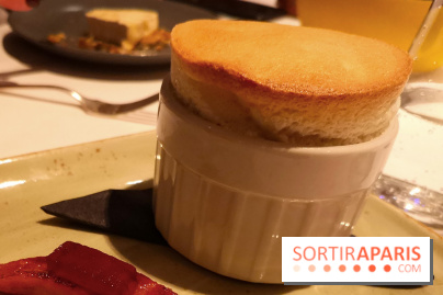 Restaurant Jacques Faussat - Le Soufflé banane, glace noix de coco