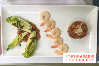 Tartare d'avocat, crevettes