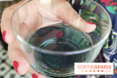 Thé glacé et éclair Cactus Bleu de Mariage Frères, les photos