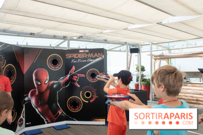 Les animations spider-man de la Tour Montparnasse