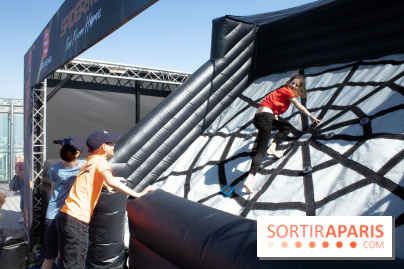 Album photo : les animations spider-man de la Tour Montparnasse