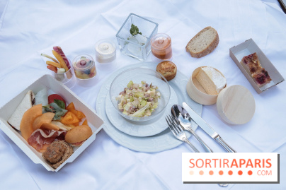 Le Pique-nique préparé par le Chef Julien Lucas de l'Auberge du Jeu de Paume à Chantilly