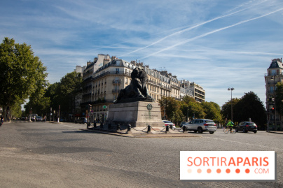 visuel statue Lion de Belfort Place Denfert Rochereau