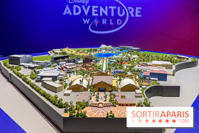 Visuels Disneyland Paris Disney Adventure World maquette