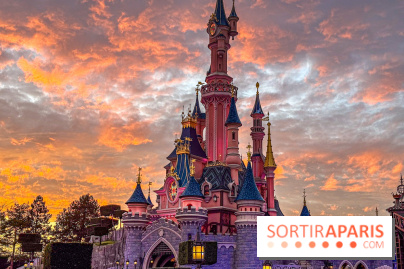 Visuels Disneyland Paris - château coucher de soleil
