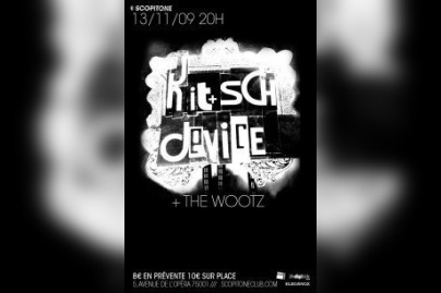 The Wootz, Kitsch Device, Scopitone, Concerts, Paris