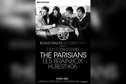 Bonus Tracks Records Party, The Parisians, les Brainbox, Hubert 06, Scopitone, Concerts, Paris 