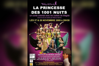 La Princesse des 1001 nuits, Institut du Monde Arabe, Magda, Spectacle, Paris