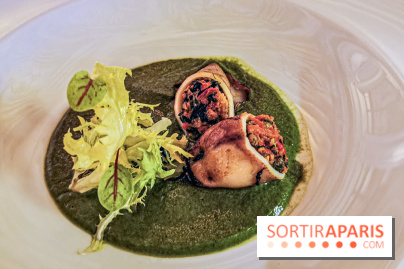 Le menu Traviata à l'Hôtel Le Meurice